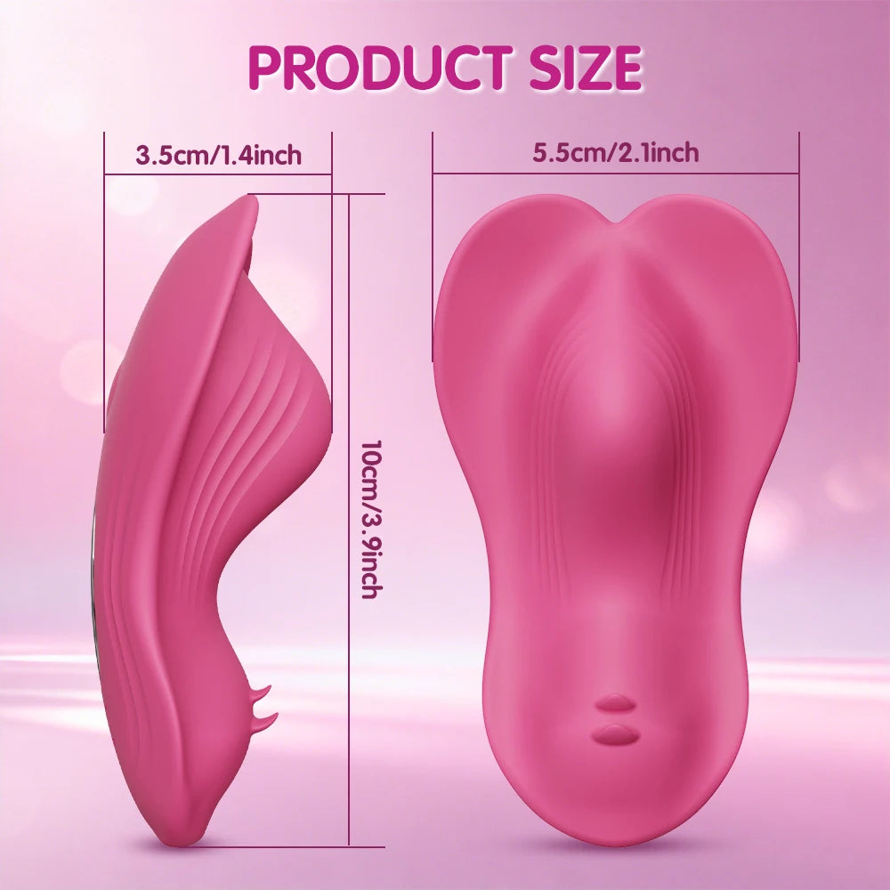 App-Controlled Wearable Panty Vibrator, Flat Design, view 2