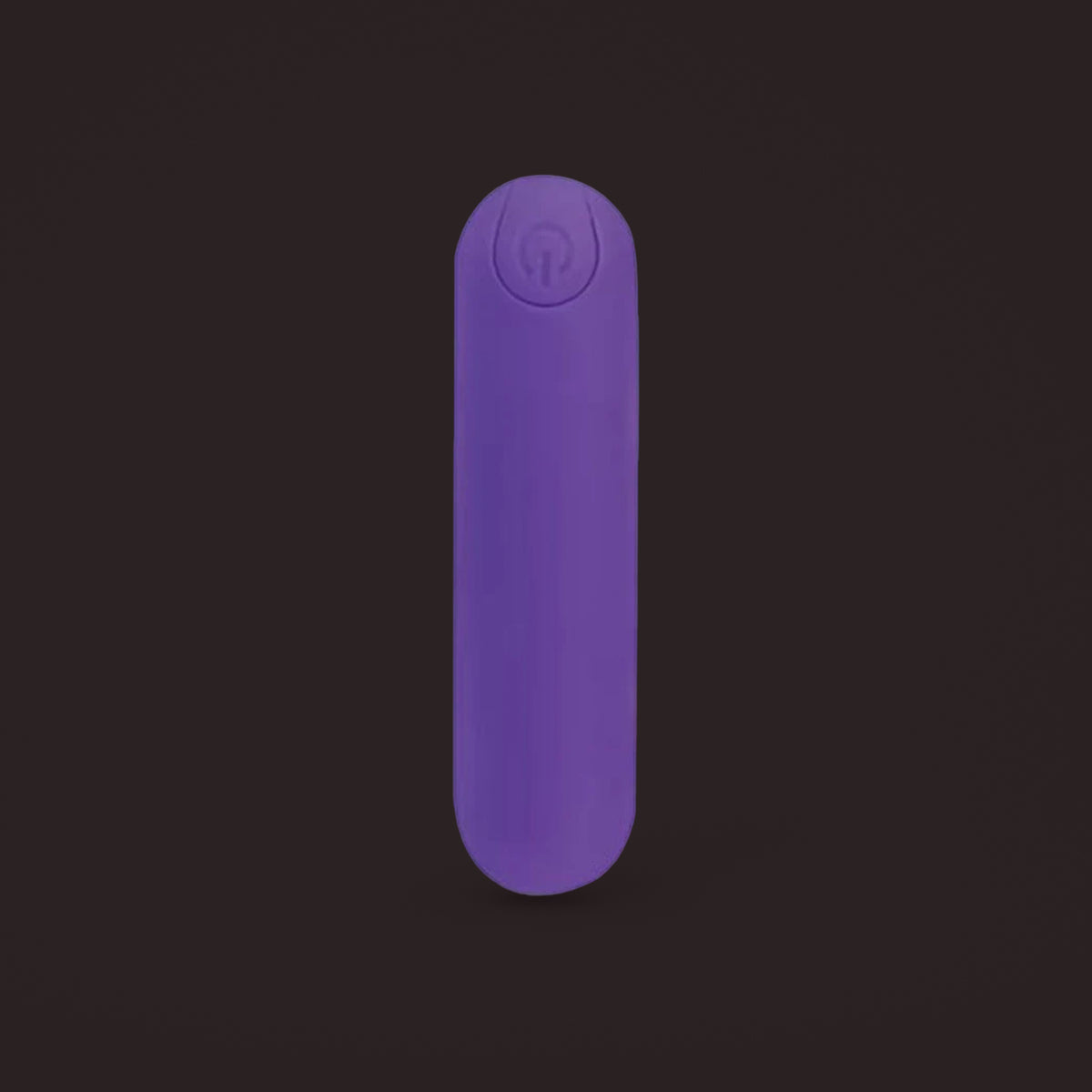 Serin, rechargeable mini bullet vibrator, front view (Purple)