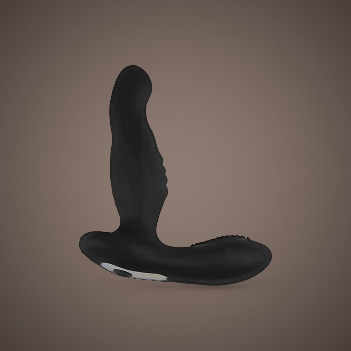 Kestrel, app-controlled prostate massager, profile view (Black)