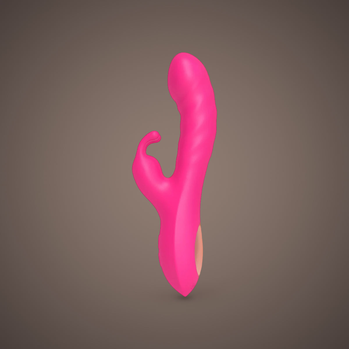 Sparrow, dual-motor rabbit vibrator, front view (Red)