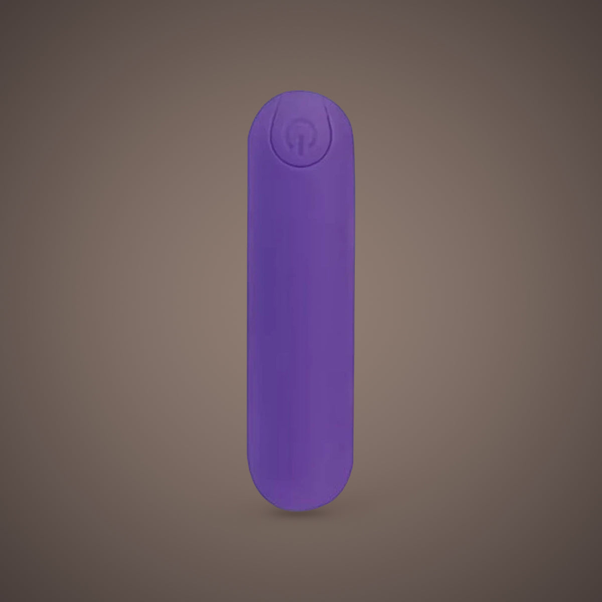 Serin, rechargeable mini bullet vibrator, front view (Purple)