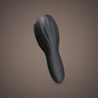 Koel, vibrating glans sleeve, rear view (Black)