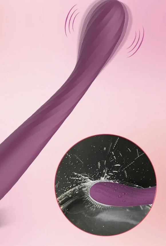 Slim G-Spot Vibrator with Curved Tip, view 2