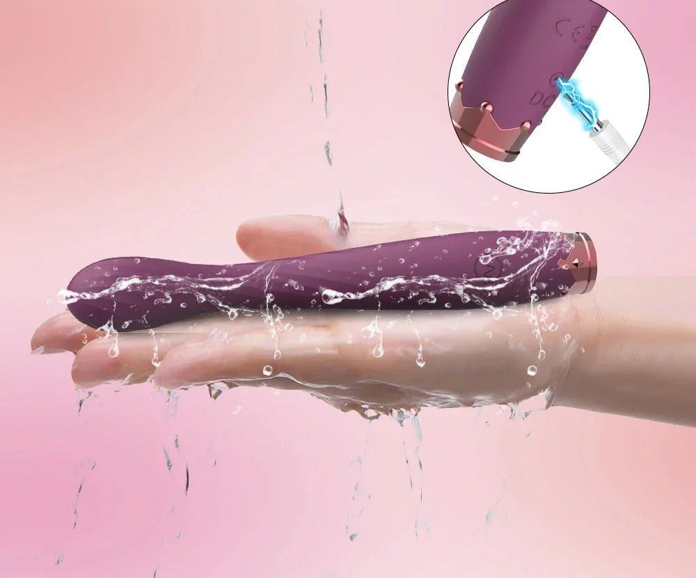 Slim G-Spot Vibrator with Curved Tip, view 5