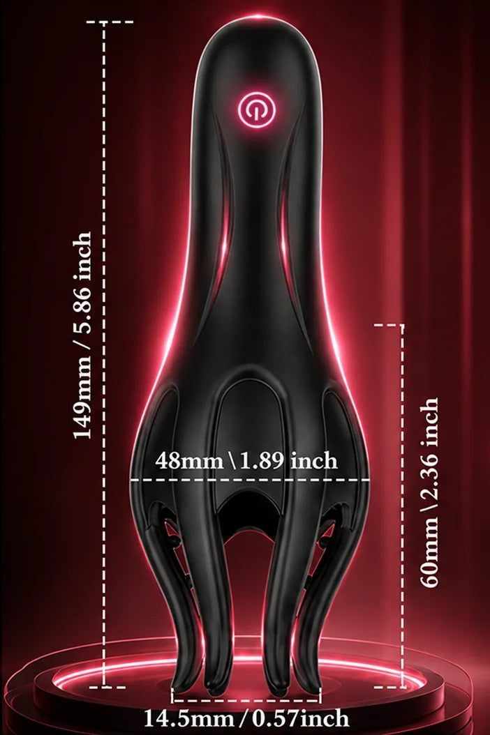 Vibrating Glans Stimulator with Flexible Arms, view 3
